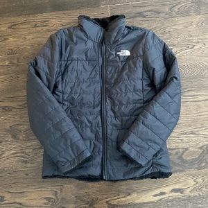 The North Face reversible mossbud swirl jacket -girls